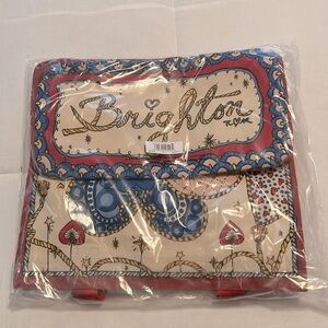Brighton Celebrate Holiday Christmas Canvas Tote NWT in original sealed package